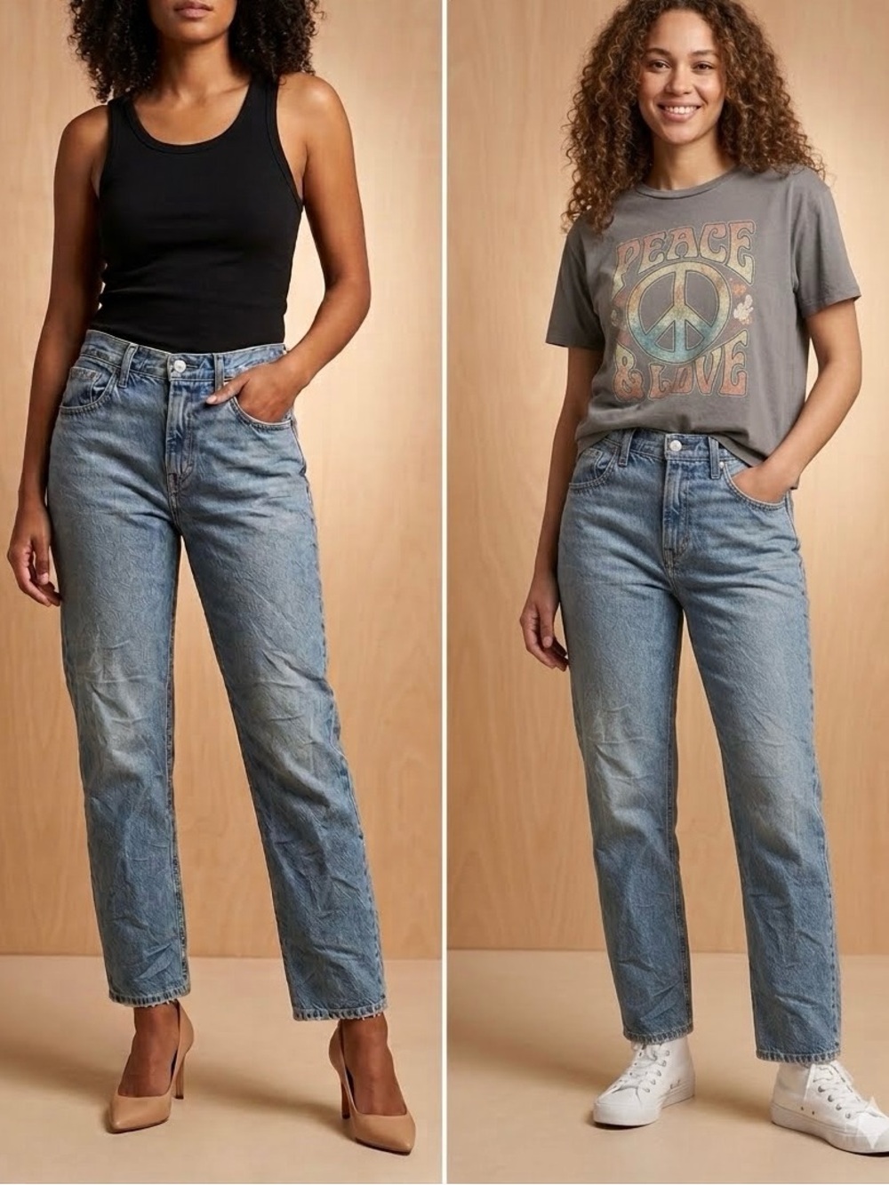 Levi's Faded Light Blue Low Pro Straight Jeans